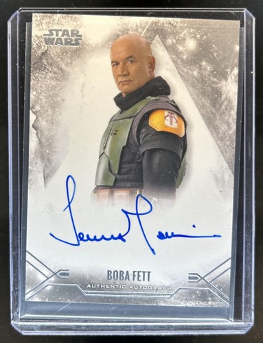 2025 Star Wars Smugglers Outpost Temuera Morrison Boba Fett Stellar Auto #SSA-TM