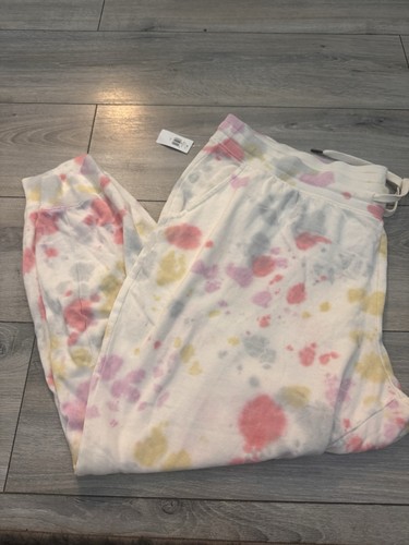Neu mit Etikett Old Navy Damen XXL Batik Jogginghose hoher Bund Knöchel Jogginghose