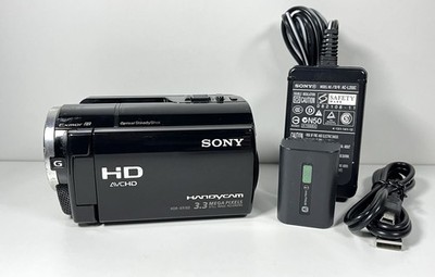 Sony Handycam HDR-XR160E Camcorder Black 160GB HDD 3.3MP HD | Tested Working