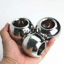 Male Scrotum Pendant Stainless Steel Testis Weight Screw Rings for Men