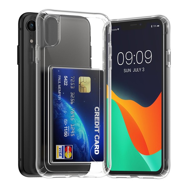 HüLle FüR Apple Iphone Xr HandyhüLle Mit Kartenfach-image
