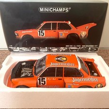 MINICHAMPS 1/18 Jagermeister 1977 BMW320i FALTZ BMW 320I Collectible 13+ Used
