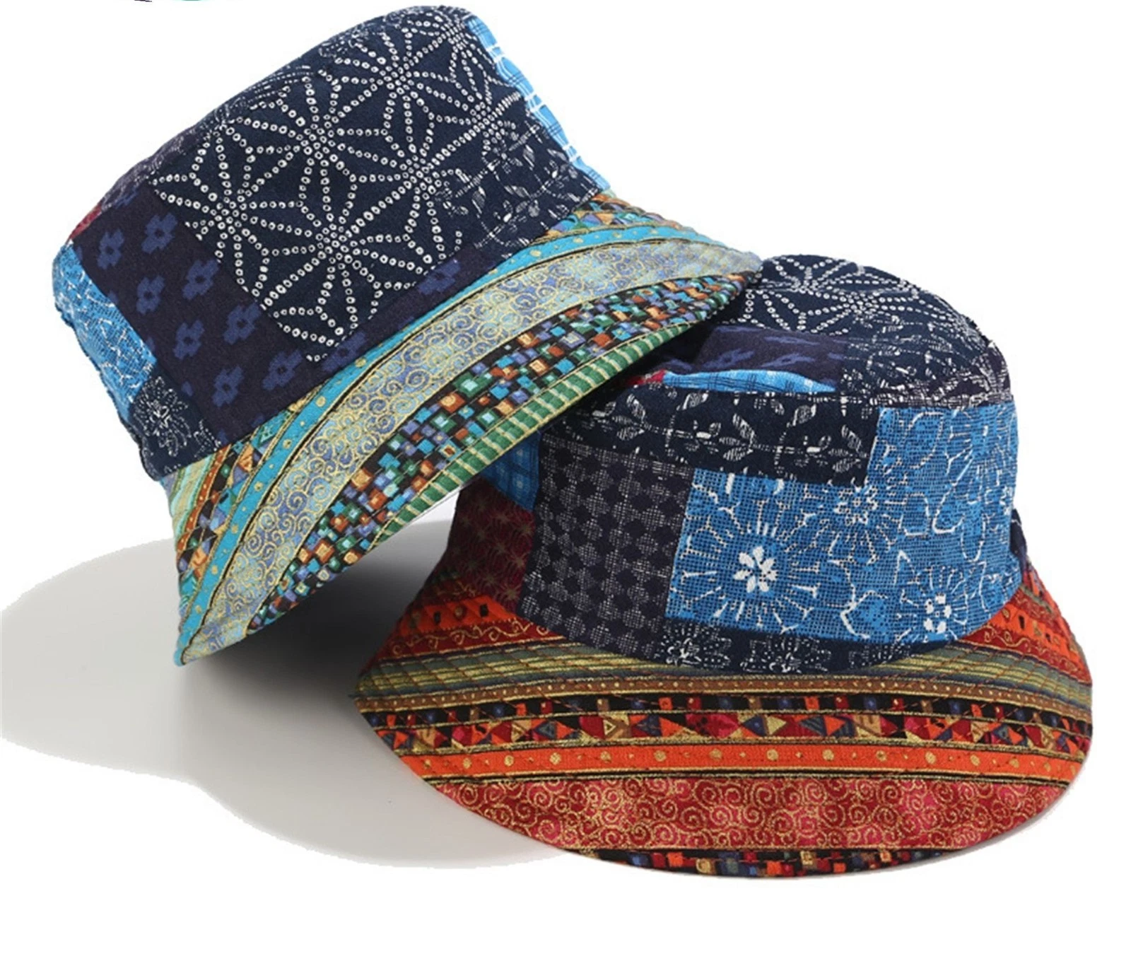 Patchwork Effect Hippie Chic Boho Festival Sun Beach Retro Bucket Hat UK STOCK
Opens in a new window