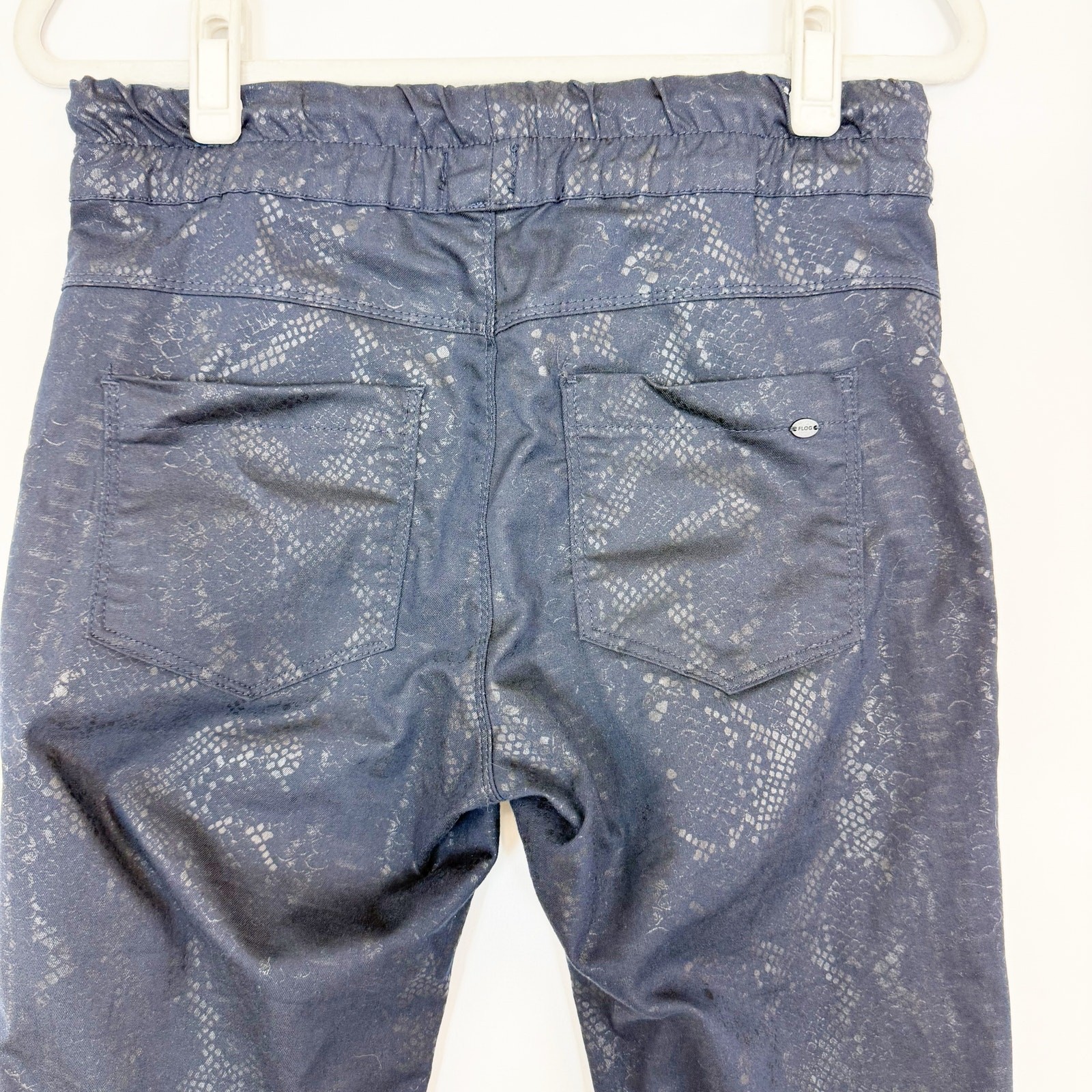 Flog Bevy Flog Shely Drawstring Python Snake Prin… - image 7