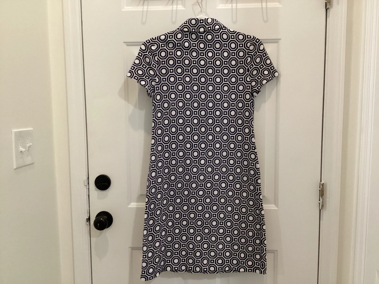 Abito donna Tory Burch Lennox piccolo spugna panno asciugamano collo polo golf tennis