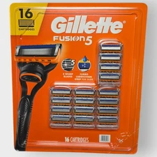 Gillette Fusion5 Men's Razor Blade Refill Cartridges - 16 Count NEW SHIPS FREE 