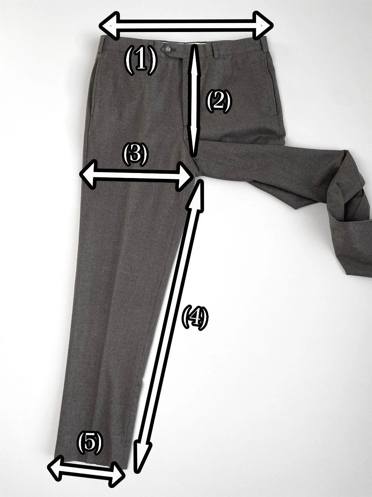 Dress Pants Measurement Guide 1