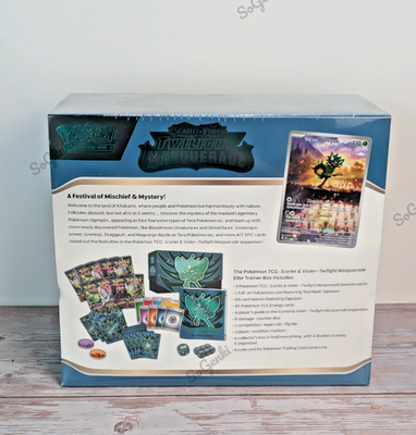 twilight masquerade pokemon center etb promo card Pokmon TCG: Scarlet & VioletTwilight Elite Trainer Box : Toys & Games Pokemon TCG Twilight Masquerade Elite