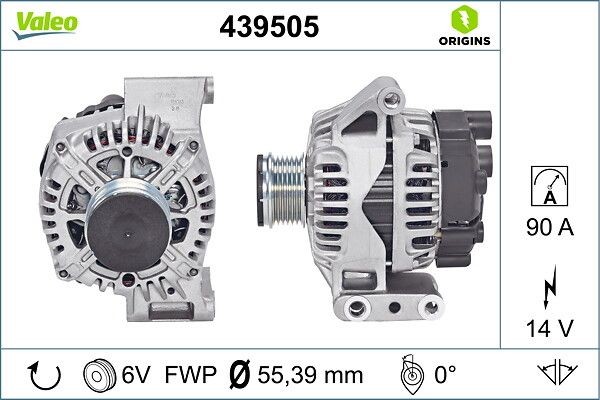Valeo Generator 439505 FüR Alfa Romeo Passend FüR Fiat Ford Lancia Opel-image