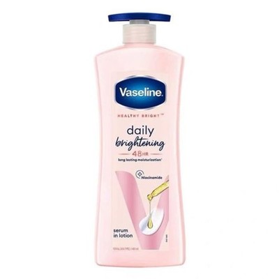 Vaseline Lightening Healthy Uv Lotion Bright Body 400ml White Glutaglow - NIB**