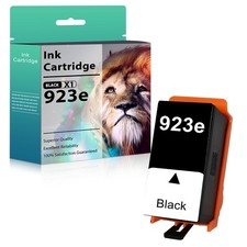 1-Pack Replacement 923e Black Ink Cartridge for HP OfficeJet Pro 8130 8120 8138e