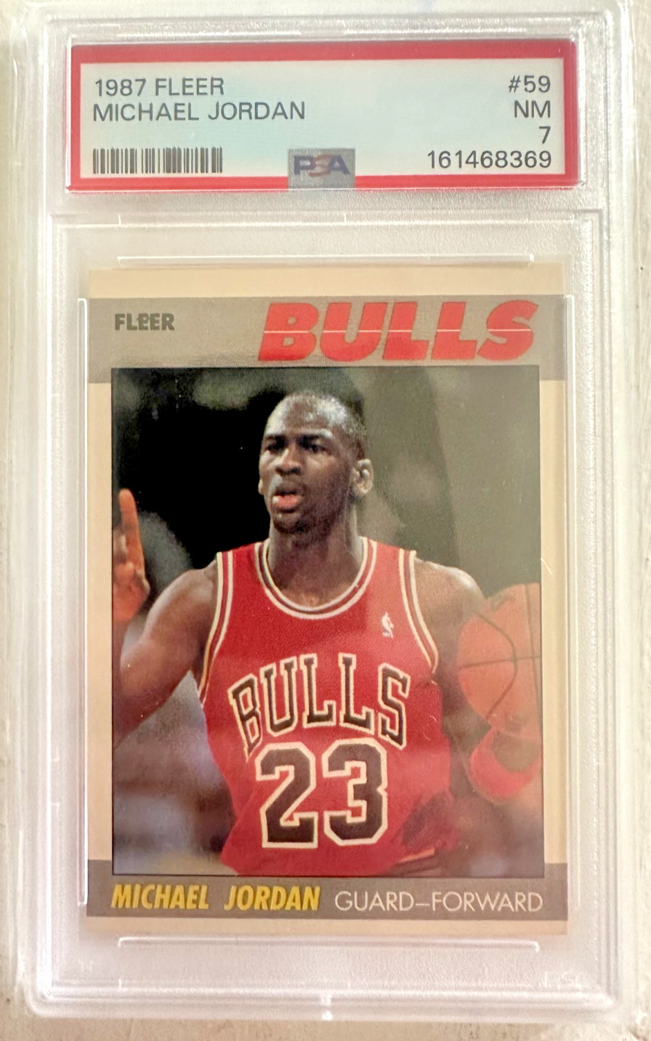 1987 Fleer Michael Jordan #59 PSA 7 NM New Slab
