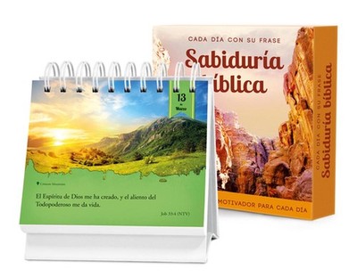 Cada Da Con Su Frase--Sabidura Bblica: Un Diario Quotebook En Pr?ctico Formato d