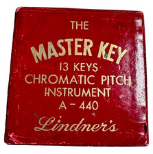 The Master Key Chromatic Pitch Instrument A-440 13 Keys Lindner's