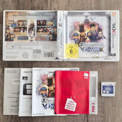 Nintendo 3DS   Professor Layton Vs. Phoenix Wright: Ace Attorney   CIB
