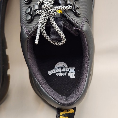 Dr Doc Martens Air Wair Lace Up Black Shoes Men's 7 Women's 8 LA004 - Picture 5 of 13