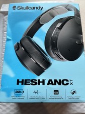 Skullcandy S6HHW-Q776 Hesh ANC XT Foldable On-Ear Headphones, True Black