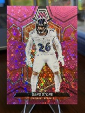 2024 Panini Mosaic Geno Stone #49 No Huddle Pink Mosaic Prizm /20