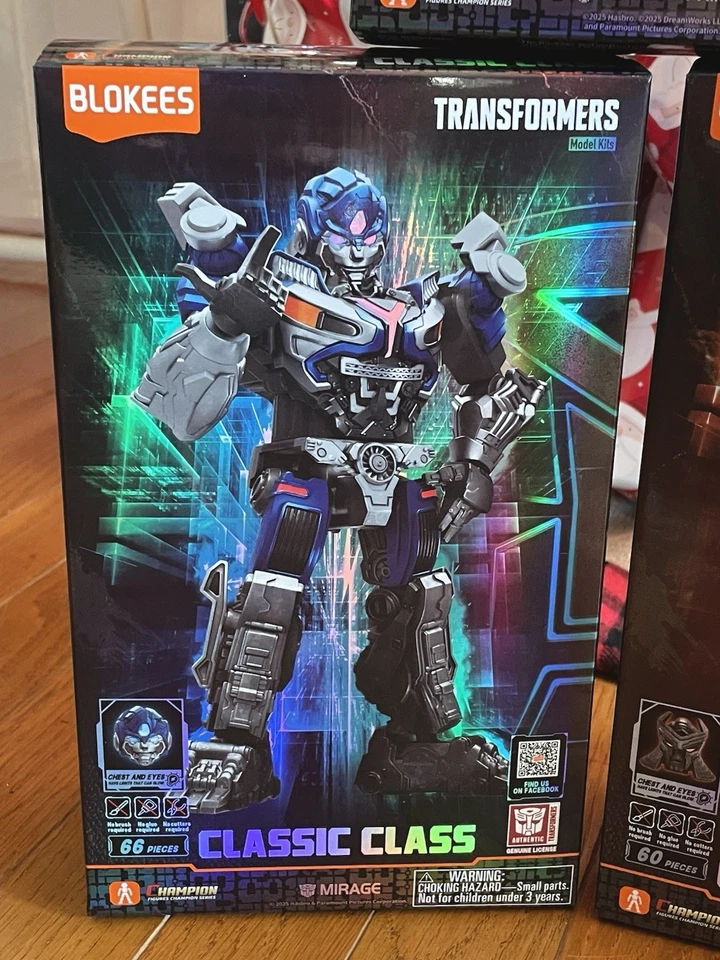 Transformers Classic Class Lote de 5 Optimus, Megatron, Mirage, Scourge, Primal Foto 4 de 4