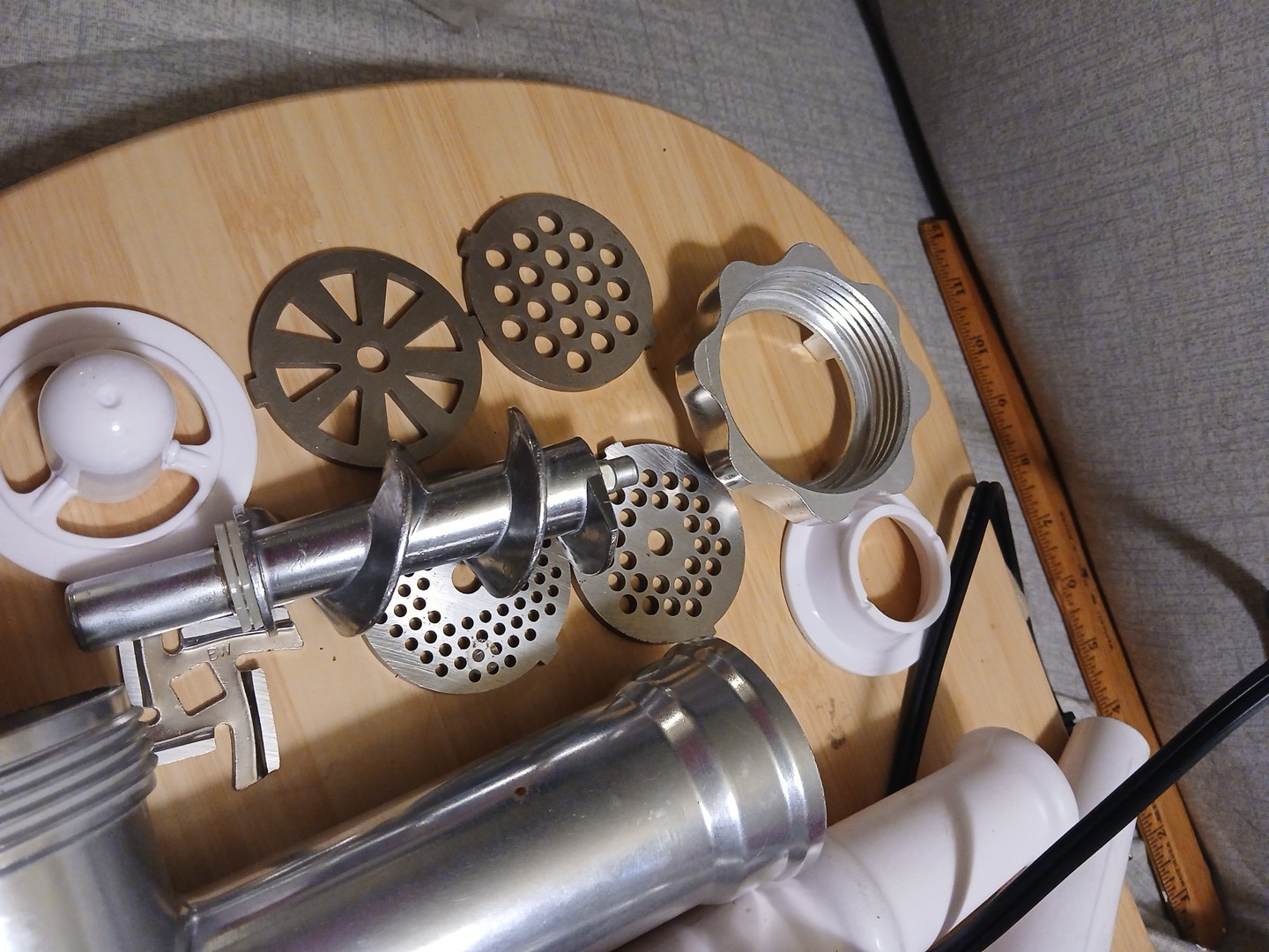 2800W Electric Meat Grinder Heavy Duty Sausage Maker Mincer Stuffer Untested