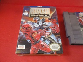 Klash Ball (Nintendo NES) COMPLETE w/ Box manual game WORKS! Klashball Clash