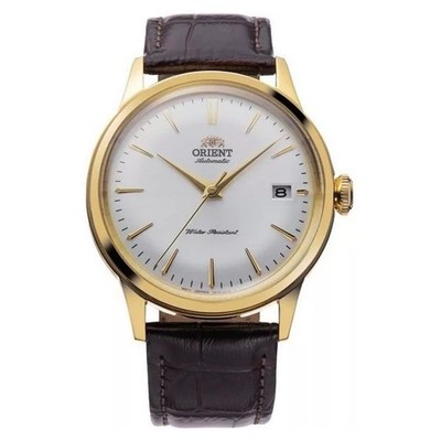 Orient Bambino RA-AC0M01S30B   Herrenuhr, elegant, 38 mm, Edelstahl, Garantie: 3