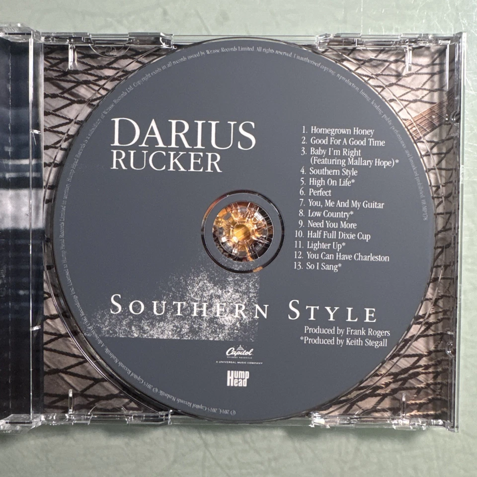 Darius Rucker : Southern Style CD (2015) Free Postage Foto 2 de 3