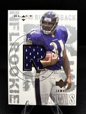 2000 Black Diamond Football Card #162 Jamal Lewis Jersey Ravens Rookie. rookie card picture