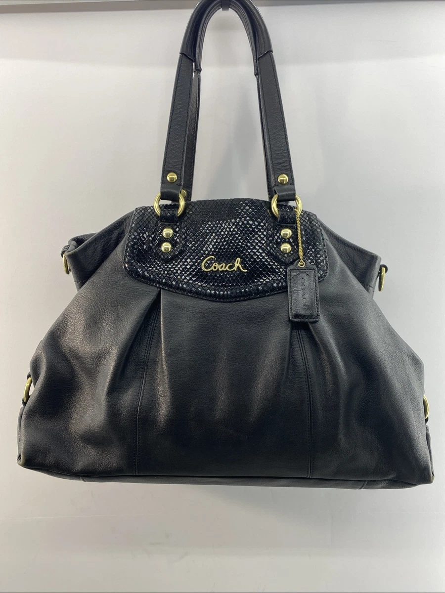 Coach Ashley Satchel/Top Handle Bag Black Bags & Handbags for