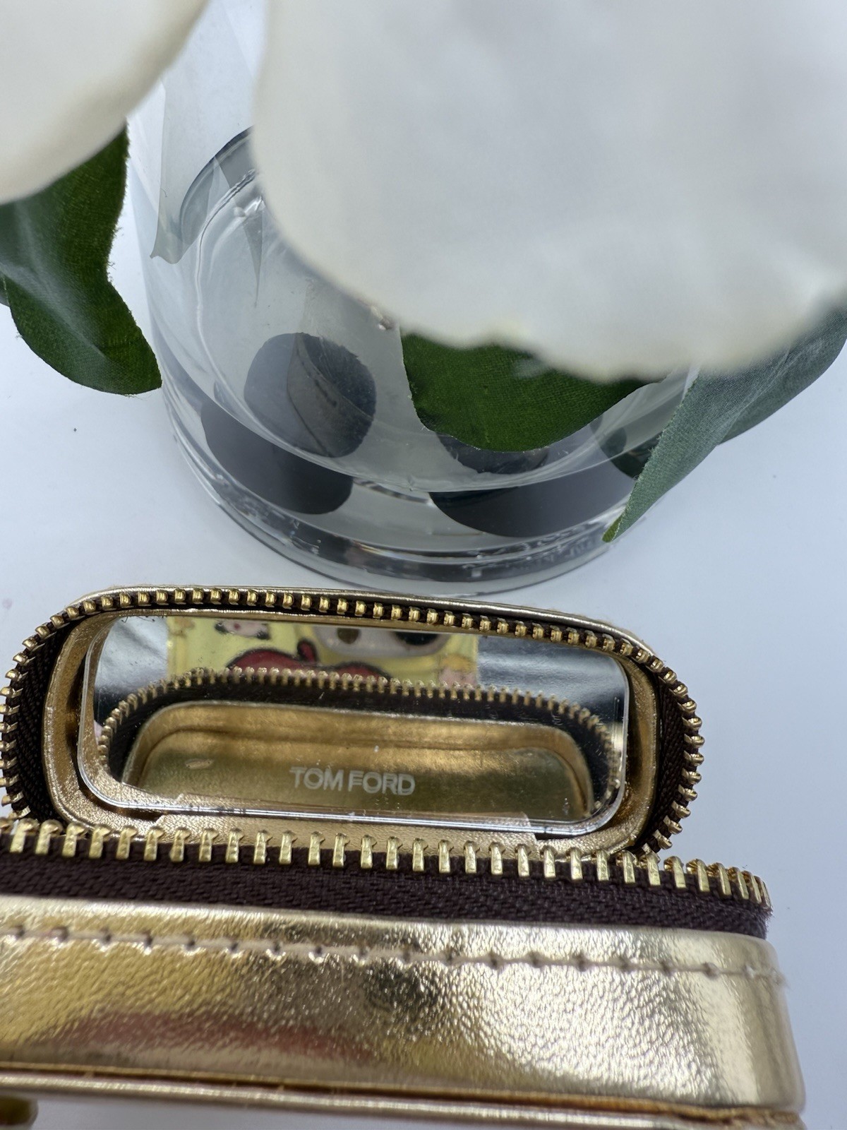 Tom Ford Faux Leather Lipstick Case 8.5x3 4x3.8cm