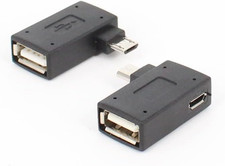 Micro USB to USB Adapter, 2 Pack 2.0 OTG Cable Converter, MicroUSB Male to USB F