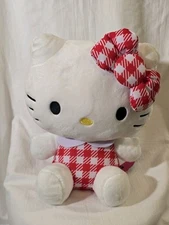Hello Kitty Red Plaid 11" Plush - Round 1