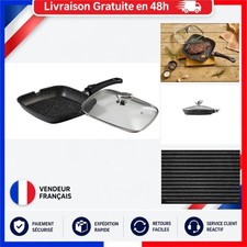 Poêle grill Pradel Excellence 24x24 cm fonte aluminium antiadhésive induction