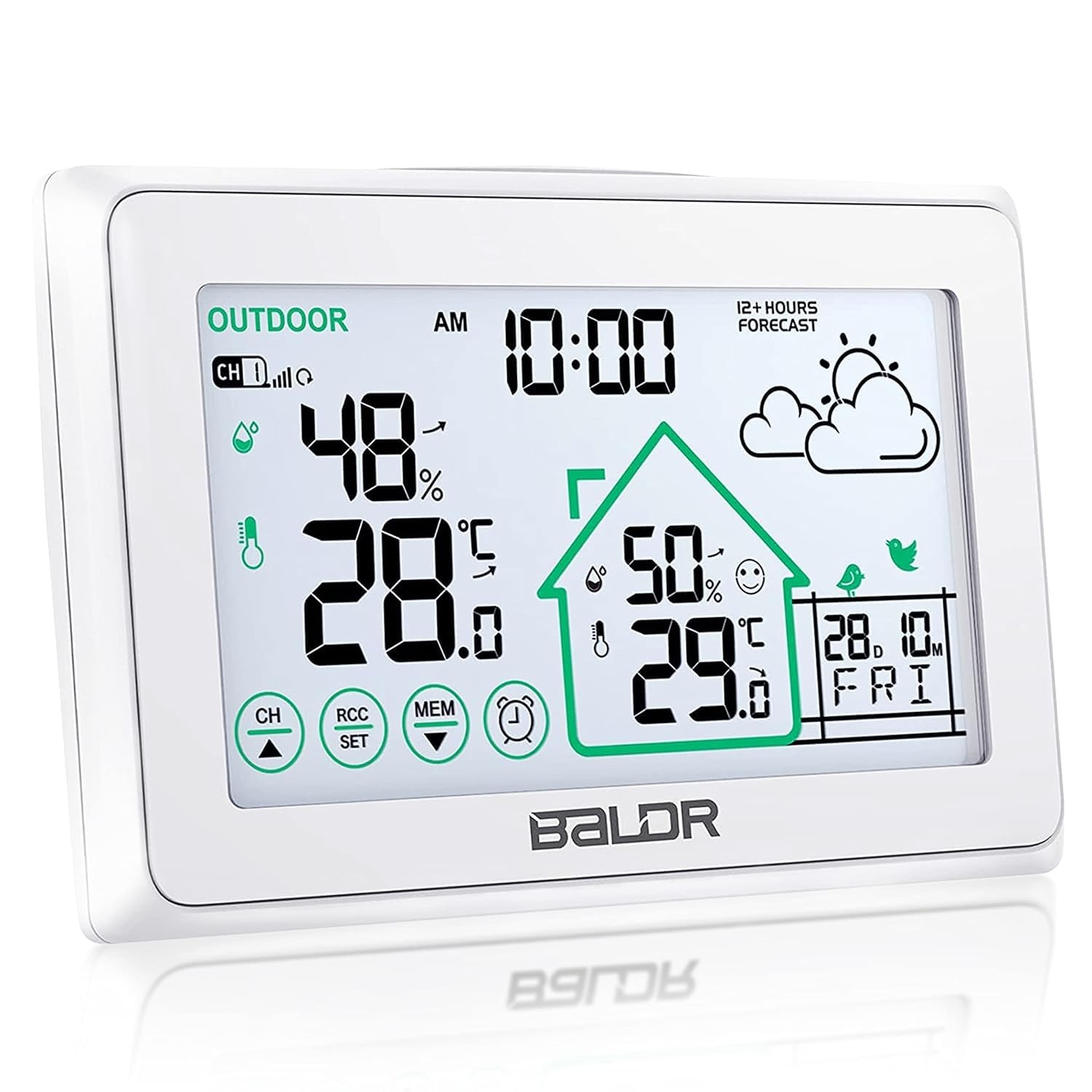 Stazione Meteorologica Digitale Wireless: Monitoraggio LCD Professionale