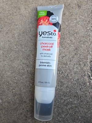 Yes To Tomatoes Detoxifying Charcoal Peel Off Face Mask 2 Oz Blemish Prone Skin