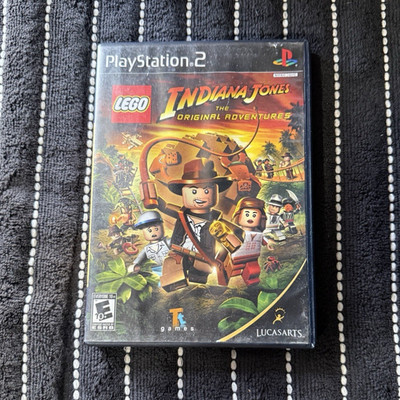 LEGO Indiana Jones Original Adventures Sony PS2 Complete In Box CIB