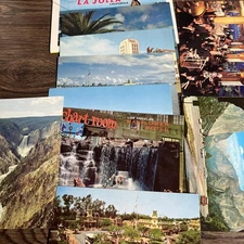 Lot Of Vintage California Post Card  And Post Card Book