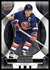 2024-25 Upper Deck Engrained Icons Ebony Denis Potvin 065/199 New York Islanders