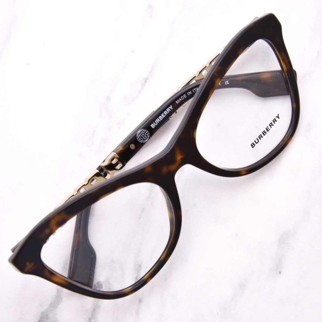 Burberry Angelica BE2373U 3002 Eyeglasses Women's Dark Havana Full Rim 54mm thumbnail 5