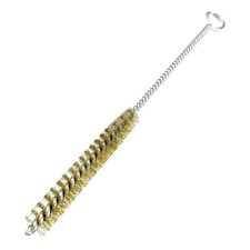 Wire Brush Small Rust Cleaner Easy to Use Long Handle Pipe Brush Brass