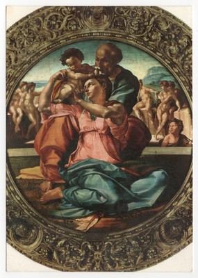 Michelangelo - Holy Family (Tondo Doni) - Uffizi Florence