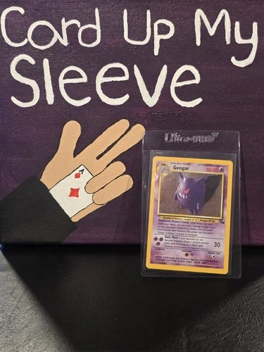 Pokémon TCG Gengar Fossil Holo Card 5/62 Unlimited Rare Vintage WOTC