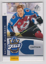 NATHAN MacKINNON 2020-21 SP Game Used NHL All Star Skills Fabrics Jersey Captain