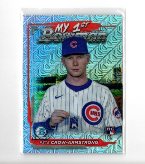 2024 Bowman Chrome My 1st Bowman MOJO Pete Crow-Armstrong Rookie Card #M1B-14 RC