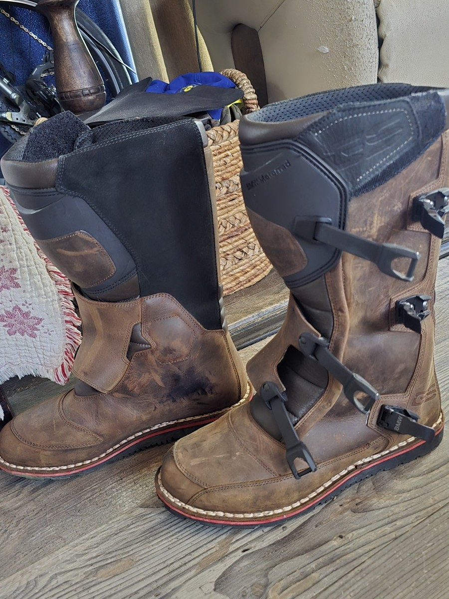 Original BMW Motorcycle Boots VentureGrip Pro GTX Black Gray | eBay