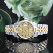 Rolex Datejust Medium Stahl / Gold Ref: 68273 mit Rolex Box von 1990