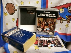 Nintendo NES Where In Time Is Carmen SanDiego ? Game Complete