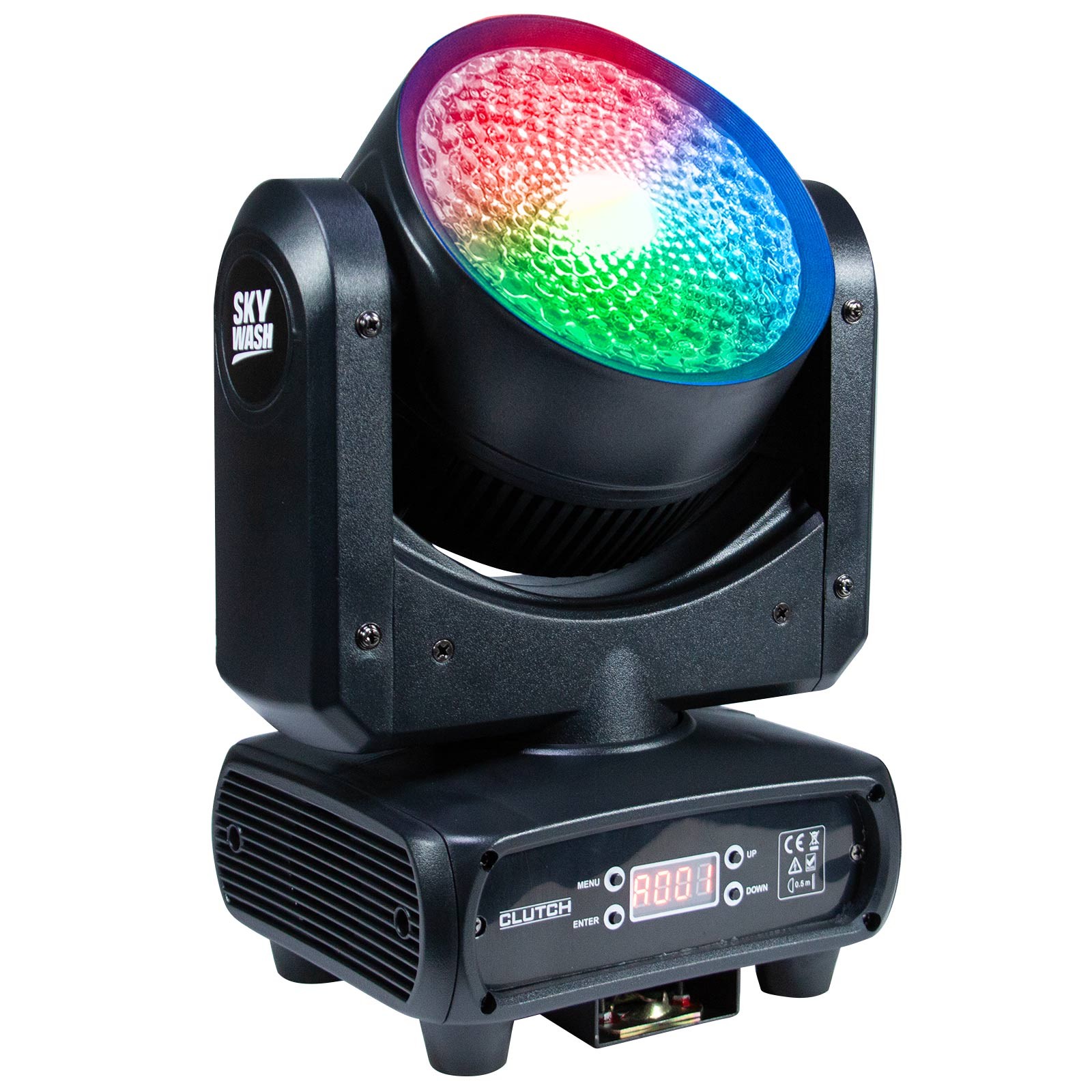 SKY-WASH 150W RGBW LED DMX Moving Head Yoke Motion Wash Light Fixture