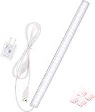12 Inch Plug-In LED under Cabinet Light, Cold White 6000K, Dimmable