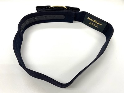 Authentic Salvatore Ferragamo Vara Ribbon Belt with Gold  display picture 1